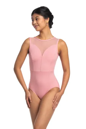 1039ME Bianca Leotard with Mesh