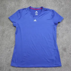 Adidas Climalite Men's Relaxed T-Shirt Short Sleeve Logo Blue Size X-Large