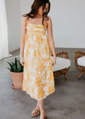 Aimee Floral Midi Dress