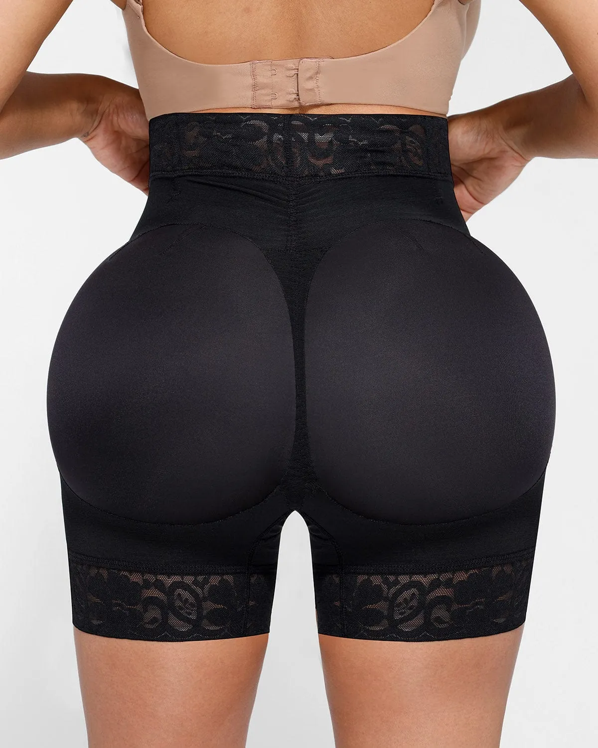 AirSlim® Mid-Rise Lace Butt-Lifting Shorts