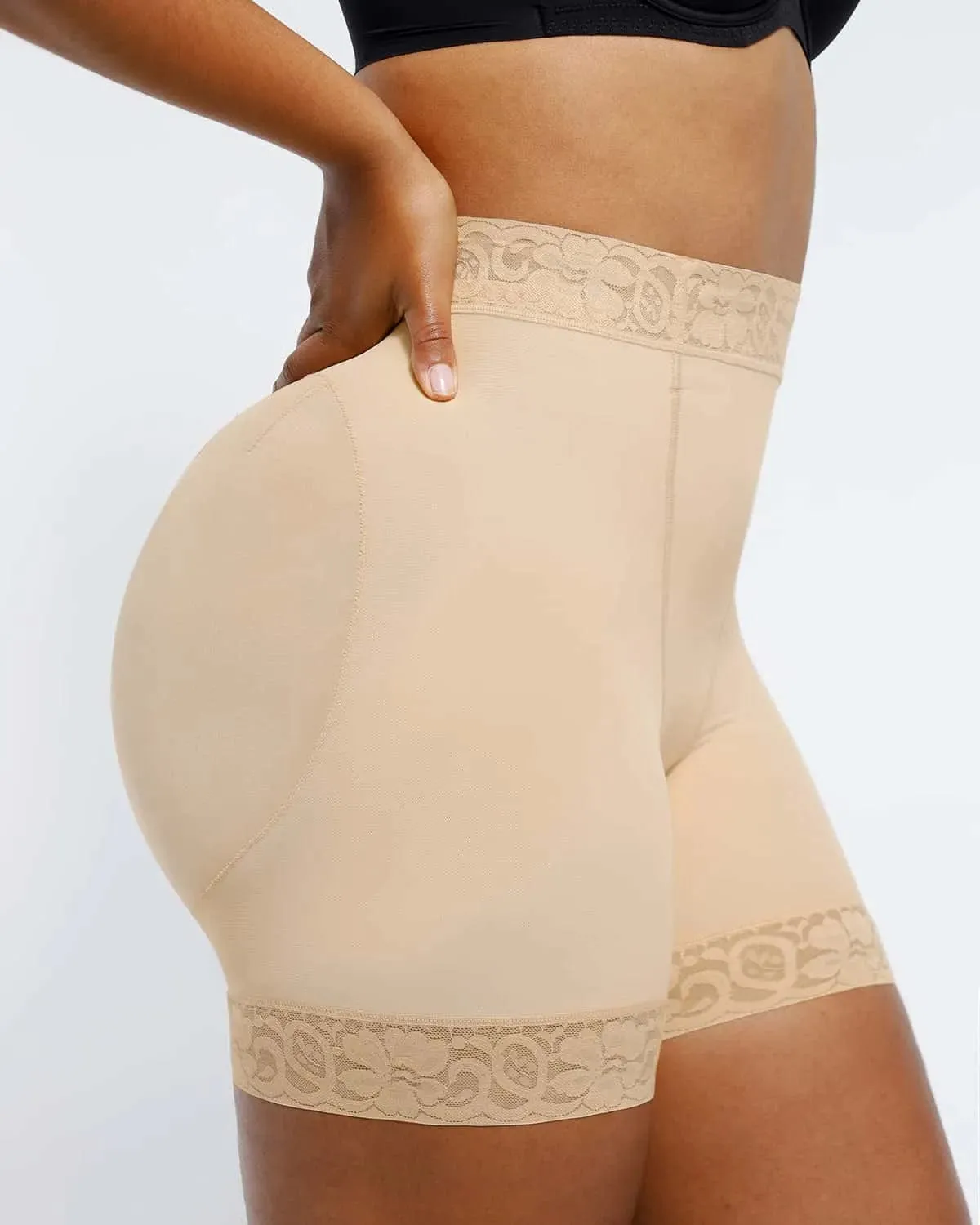 AirSlim® Mid-Rise Lace Butt-Lifting Shorts