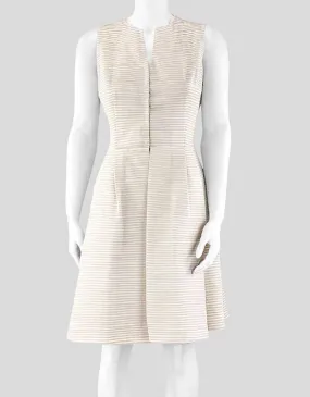 Akris Cream Sleeveless Dress 6US