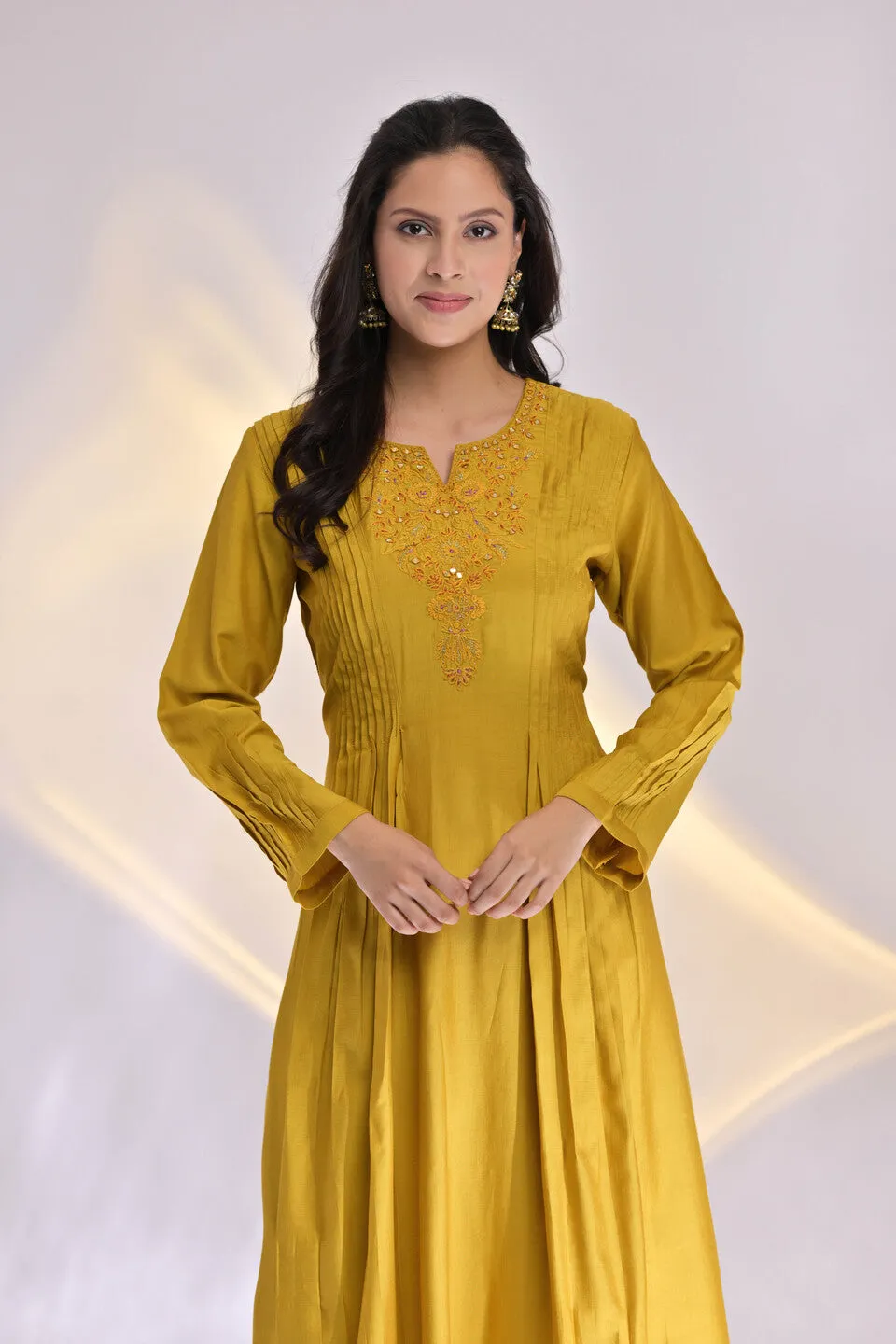 Alexa A-Line Kurta &  Flared Palazzo Set