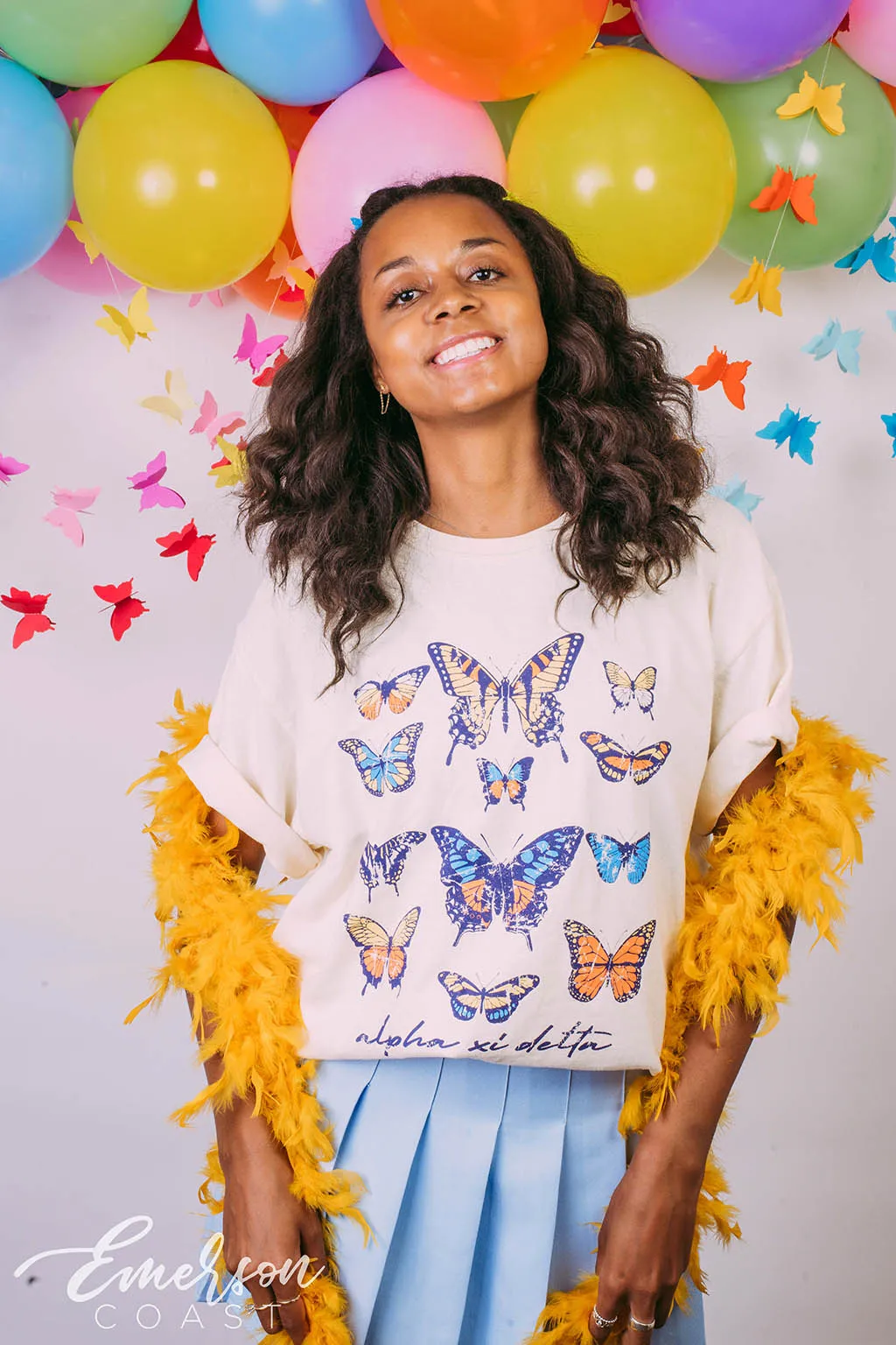 Alpha Xi Delta You Give Us Butterflies Bid Day Shirt