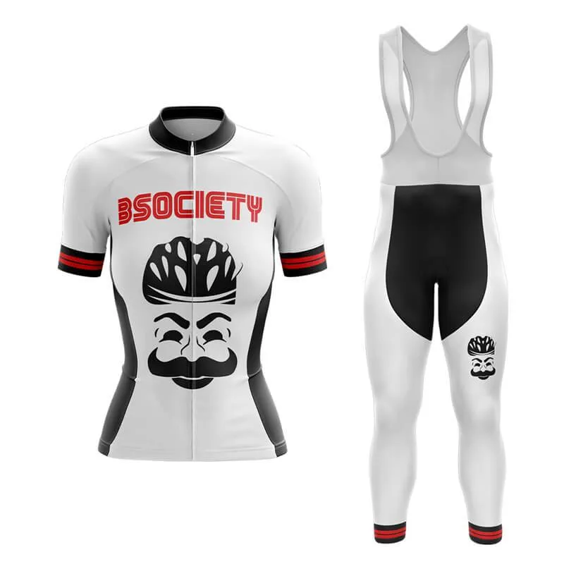 B Society (V1) (White) Club Cycling Kit