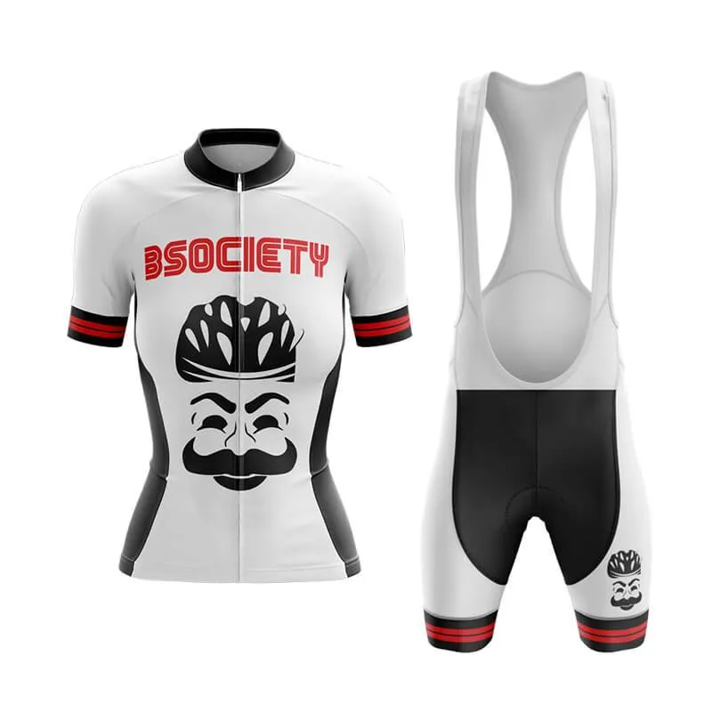 B Society (V1) (White) Club Cycling Kit