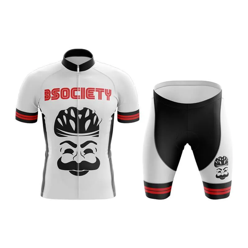 B Society (V1) (White) Club Cycling Kit