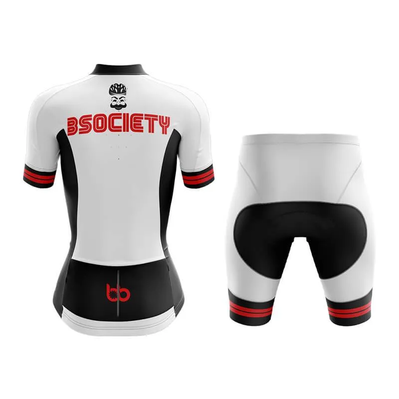 B Society (V1) (White) Club Cycling Kit