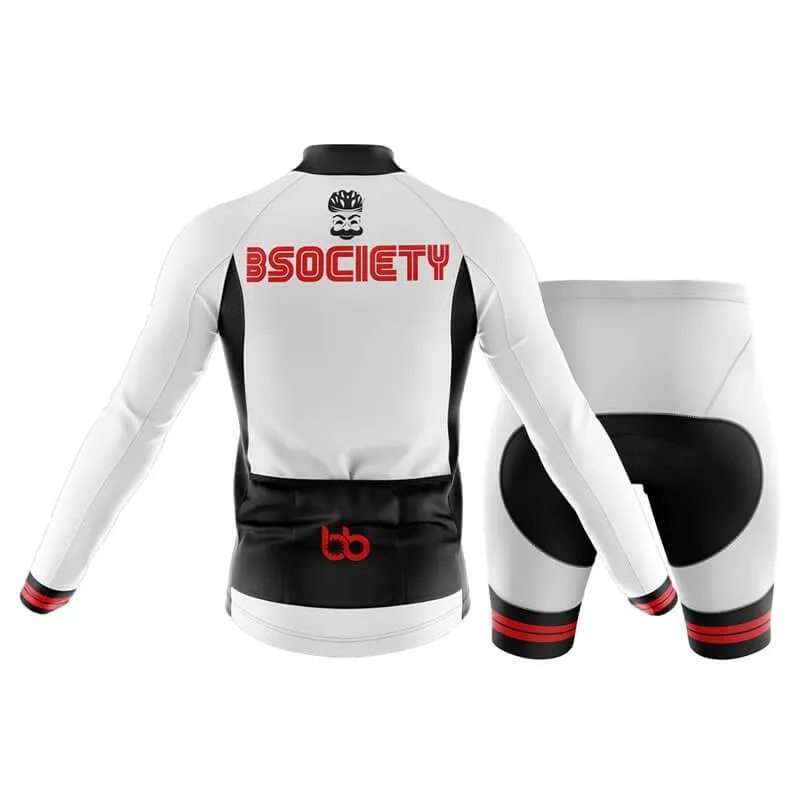 B Society (V1) (White) Club Cycling Kit