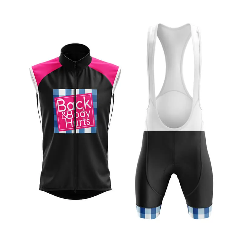 Back & Body Hurts (V2-Black) Club Cycling Kit