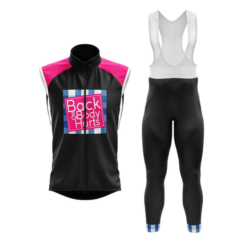 Back & Body Hurts (V2-Black) Club Cycling Kit