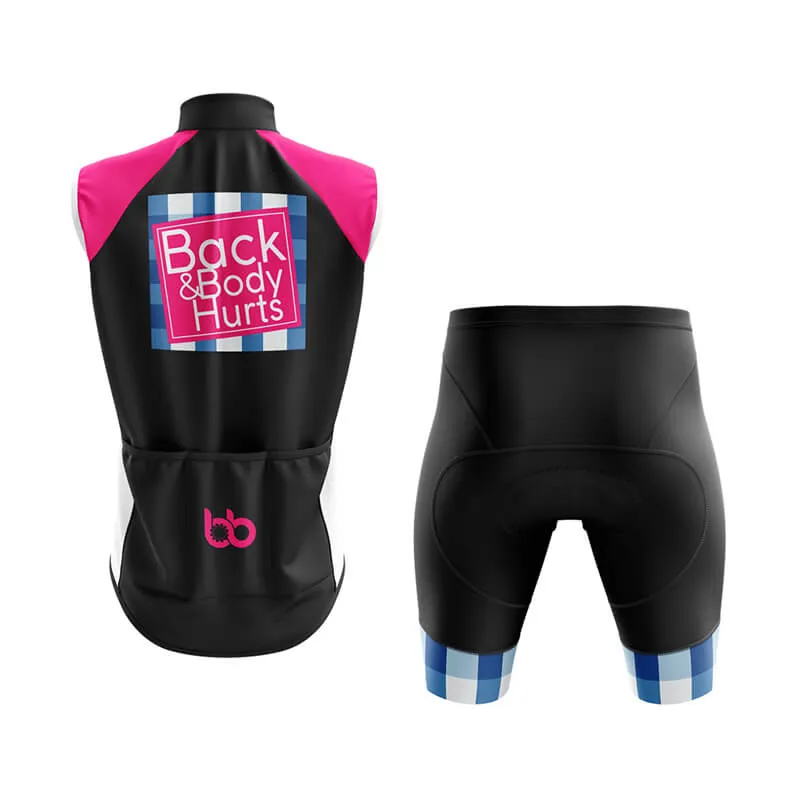 Back & Body Hurts (V2-Black) Club Cycling Kit