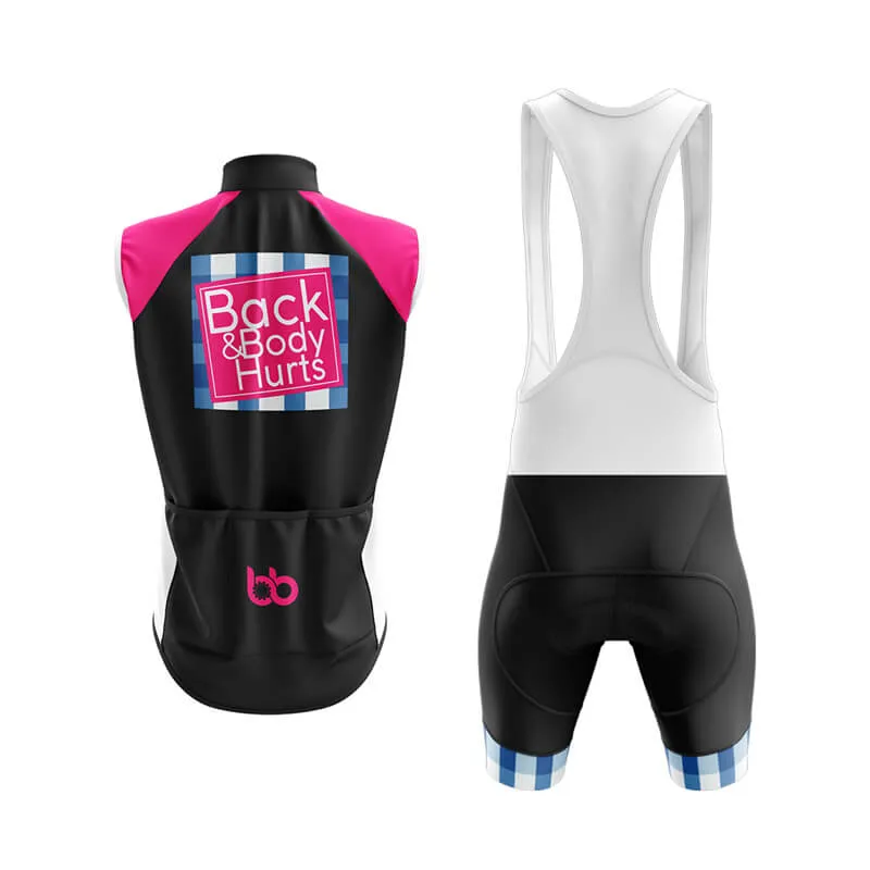 Back & Body Hurts (V2-Black) Club Cycling Kit