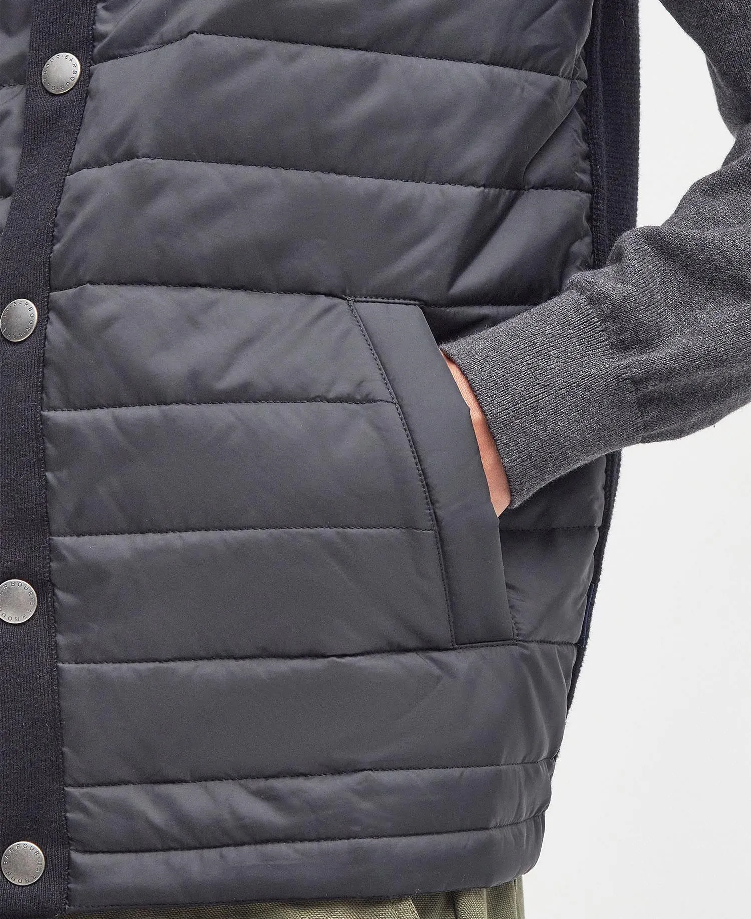 Barbour Jacket Essential Gilet Charcoal