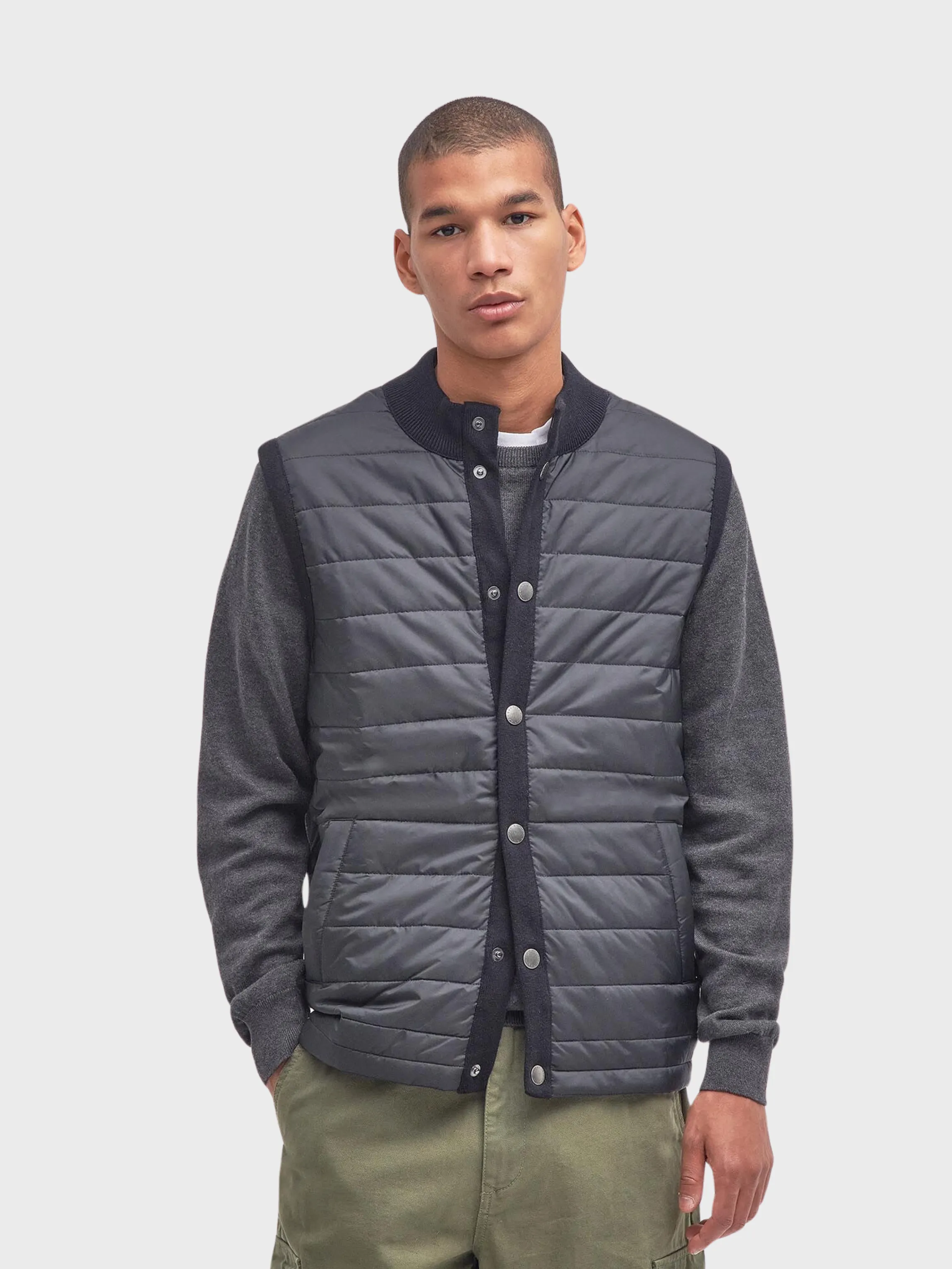 Barbour Jacket Essential Gilet Charcoal