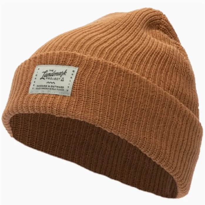 Beanie - Ochre Landmark Onward   Outward