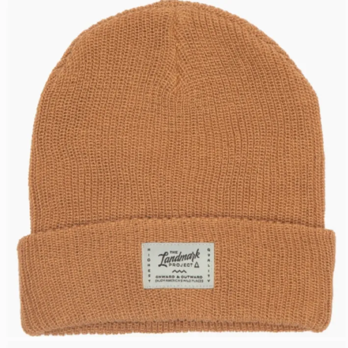 Beanie - Ochre Landmark Onward   Outward