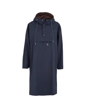 Beck Sondergaard Solid Navy Rain Poncho