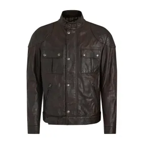 Belstaff Brooklands Leather Motorcycle Jacket