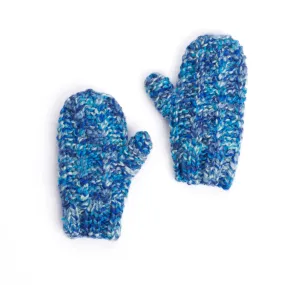 Bernat Spark Cozy Twist Knit Mittens