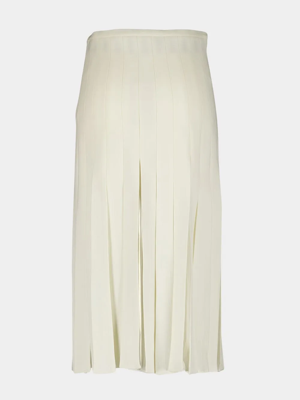 Binka Pleated Virgin Wool Skirt