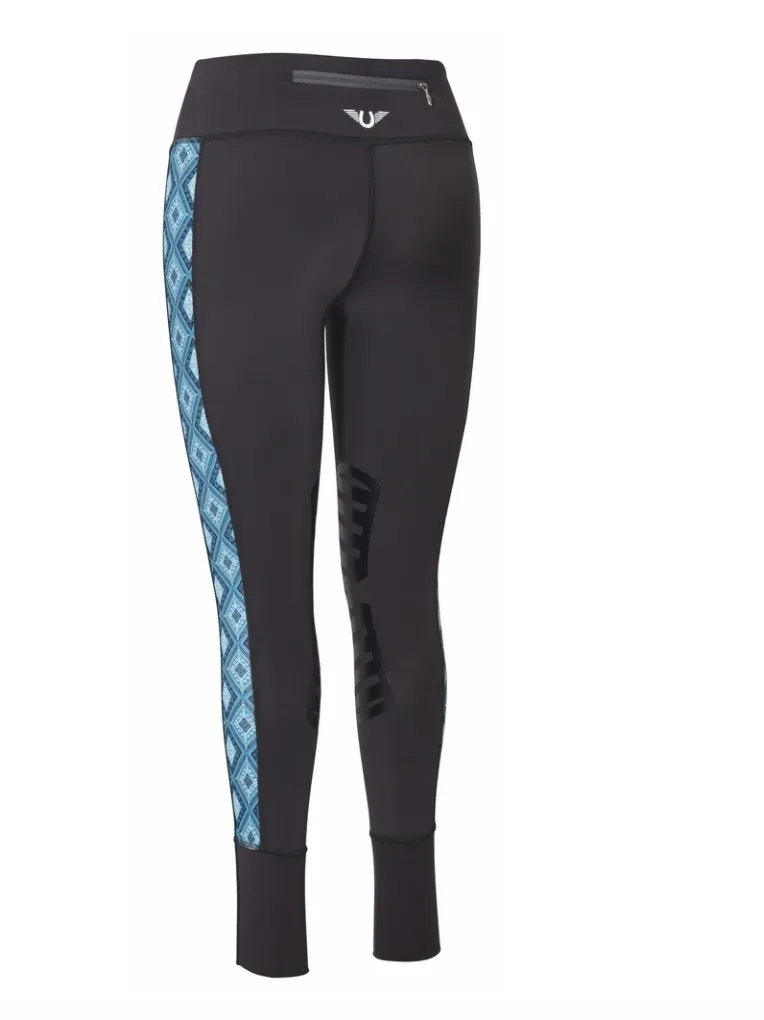 Blue Diamond Riding Tights