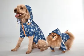 Blue Pineapple - Dog Raincoat