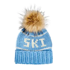 BLUE SKI BEANIE