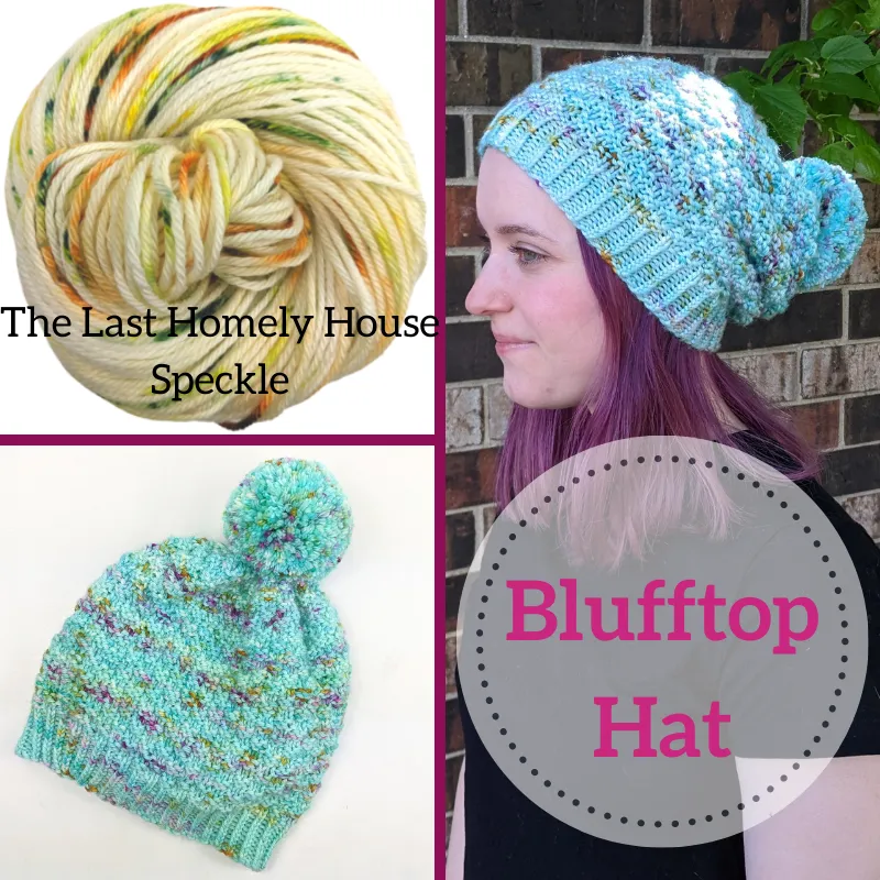 Blufftop Hat Yarn Pack, pattern not included, ready to ship