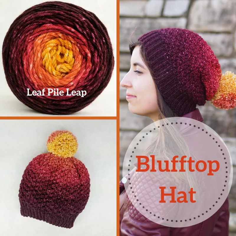 Blufftop Hat Yarn Pack, pattern not included, ready to ship