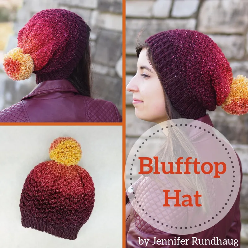 Blufftop Hat Yarn Pack, pattern not included, ready to ship