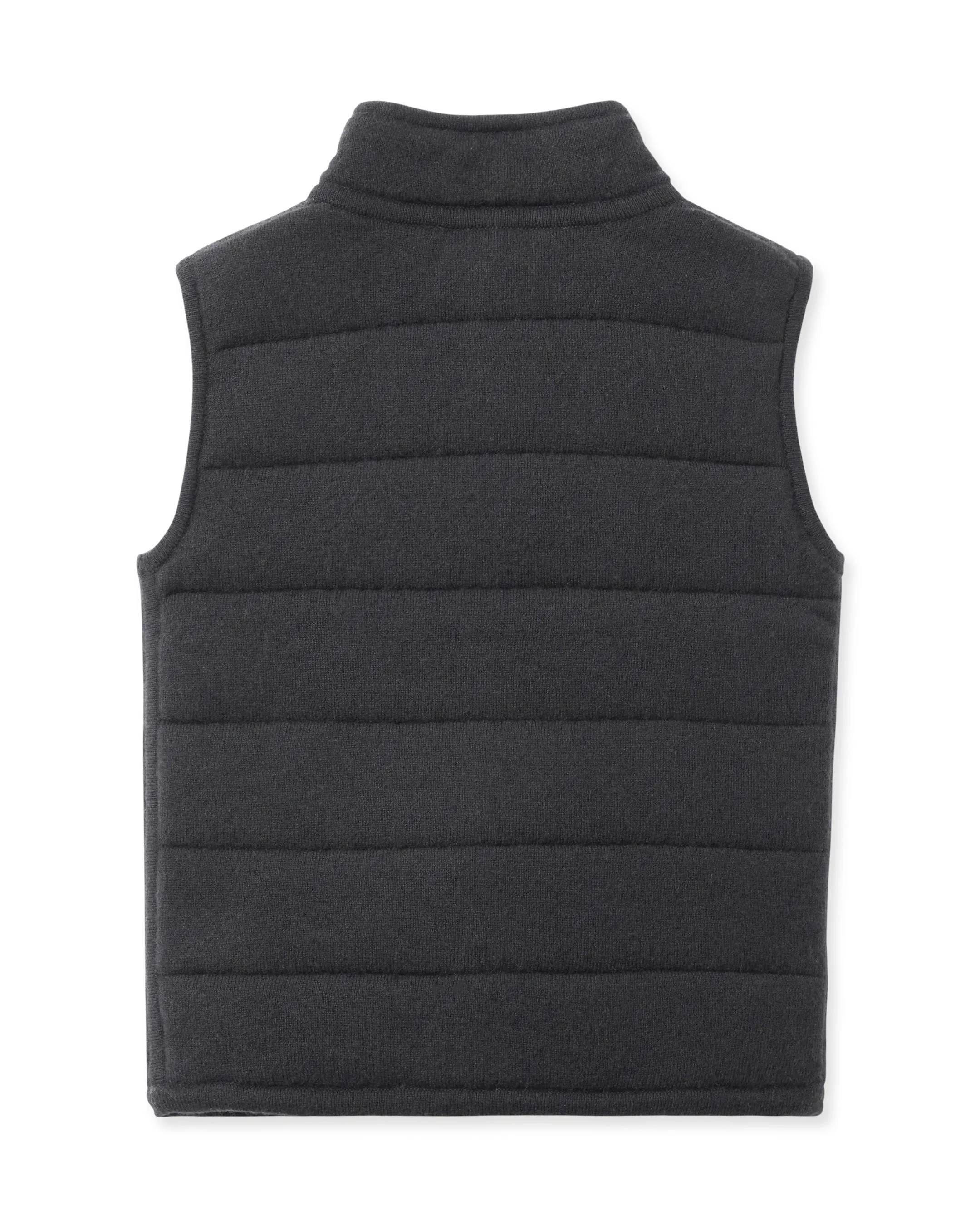 Boys Mall Cashmere Gilet Dark Charcoal Grey