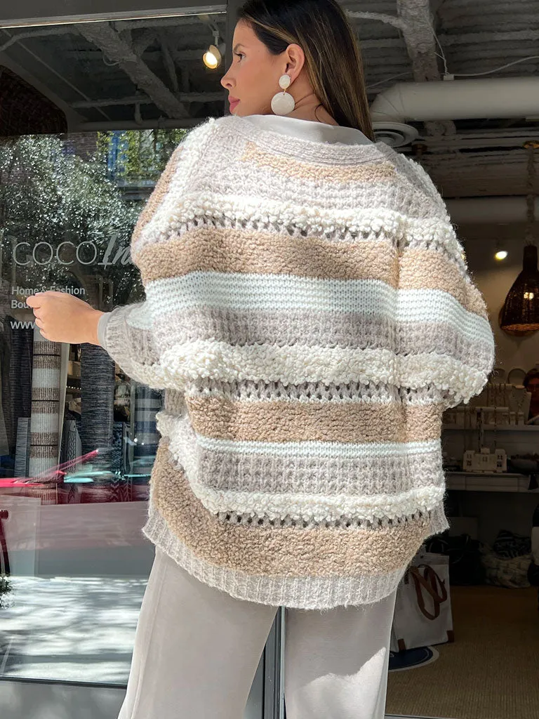 Caruso Multi-Yarn Oversized Cardi