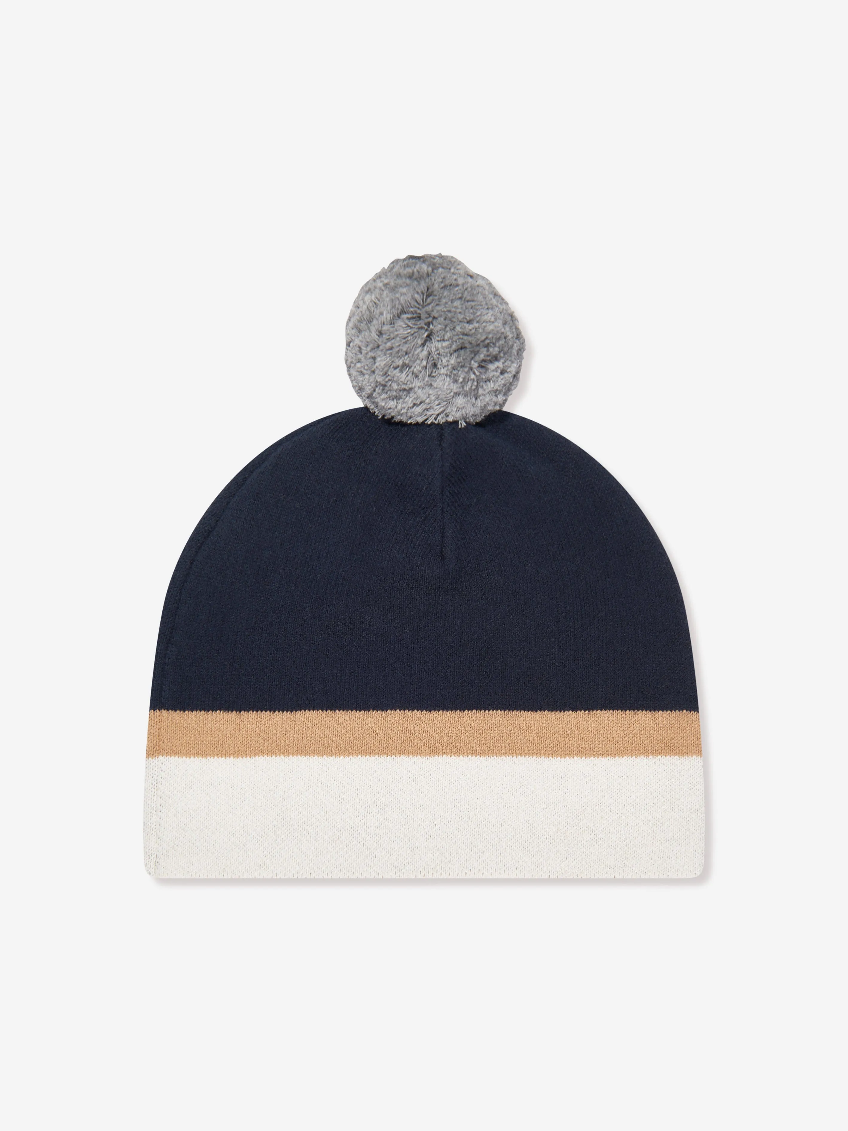 Chloé Girls Knitted Pull On Hat in Navy