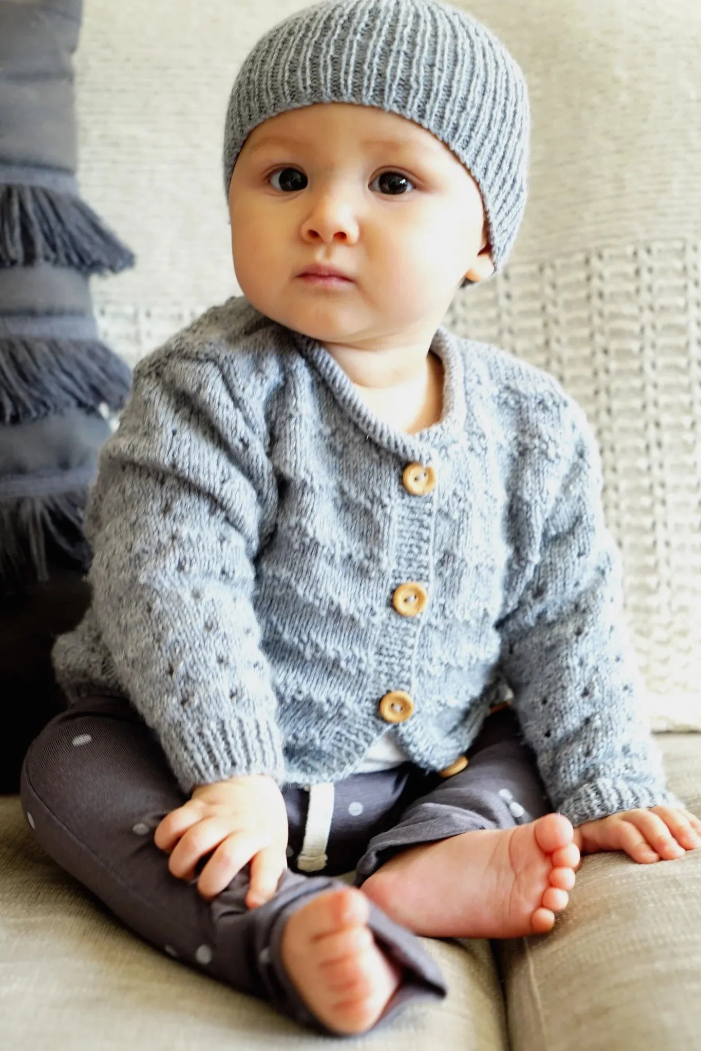 Clementina Cardigan and Hat by Lisa F Design | Printed Pattern