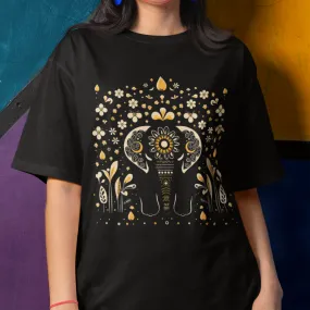 Comfort Colors Elephant Shirt Elephant Graphic Tee Abstract Elephant TShirt Wild Animal Lover T-Shirt Women Clothing Elephant Lover Shirt