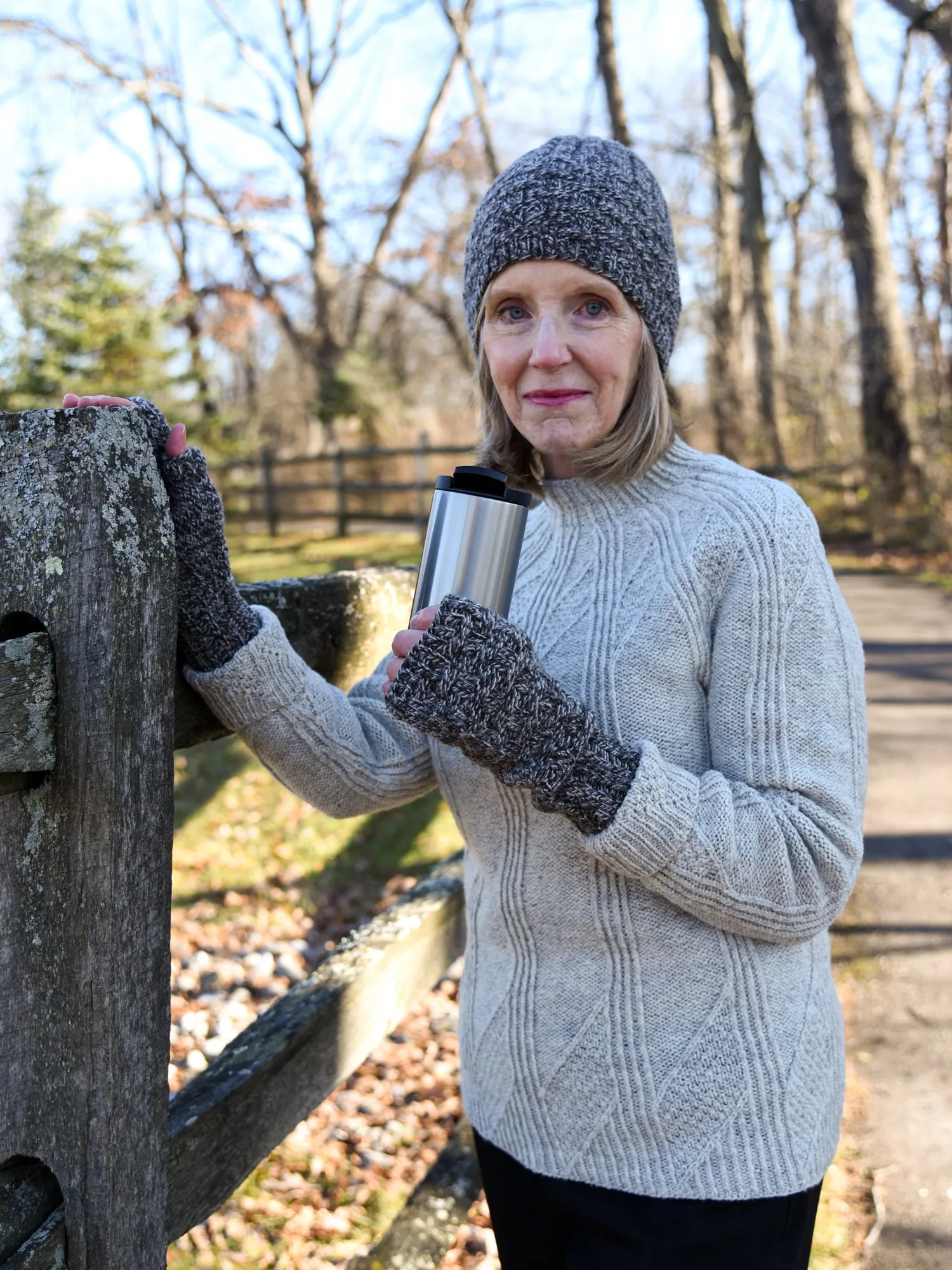 Creel Cap, Cowl, and Mitts <br/><small>knitting pattern</small>