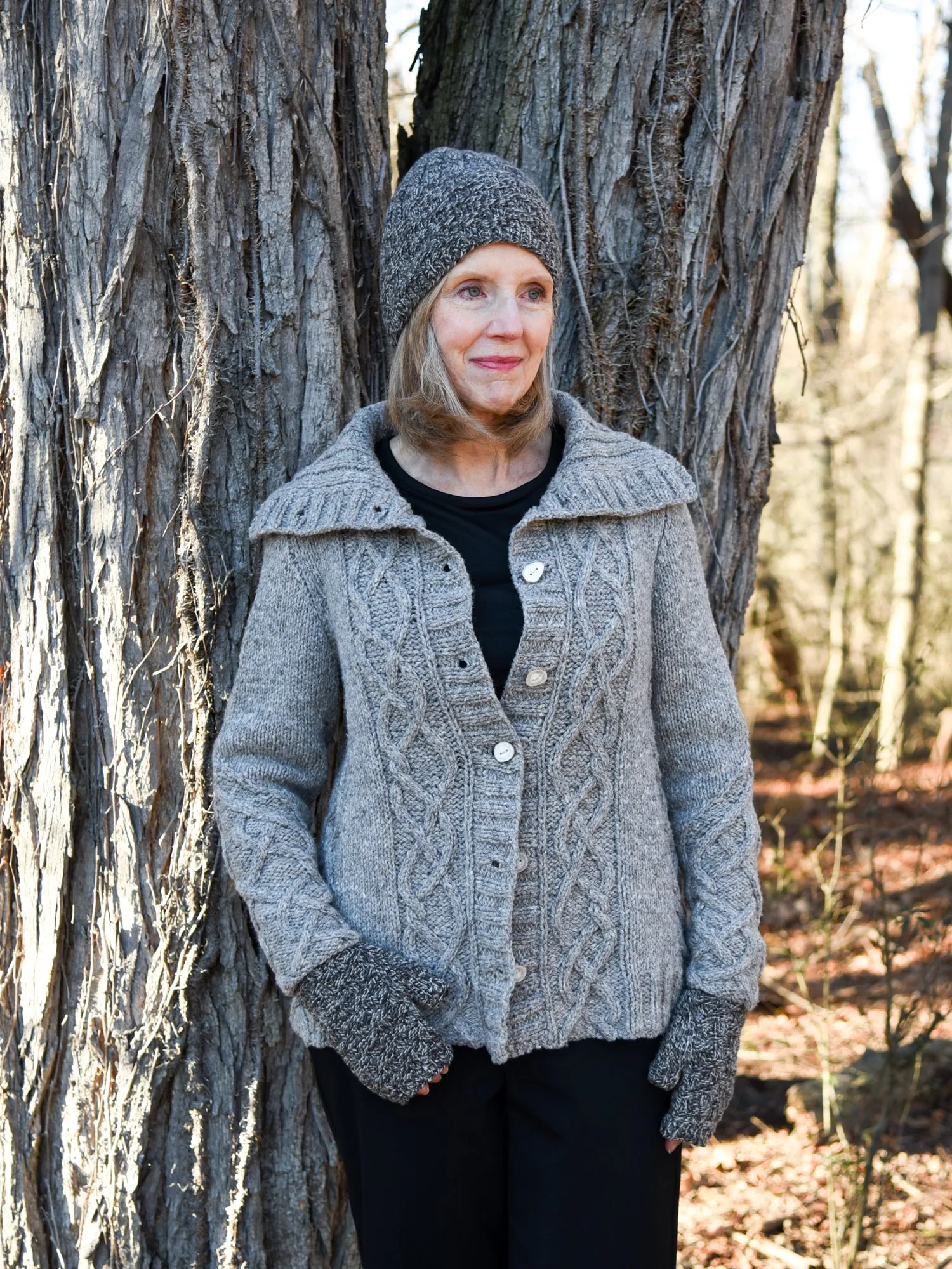 Creel Cap, Cowl, and Mitts <br/><small>knitting pattern</small>