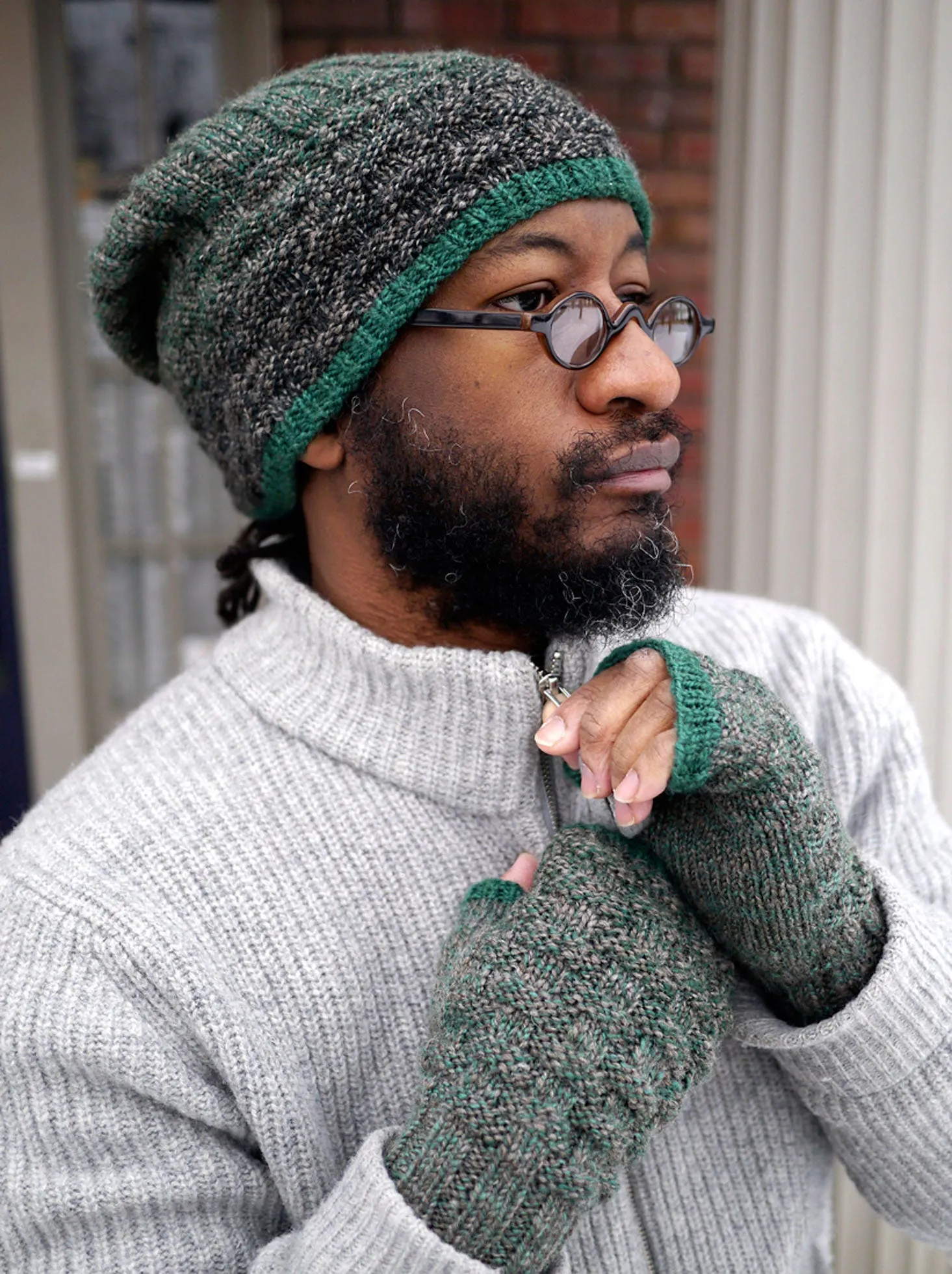 Creel Cap, Cowl, and Mitts <br/><small>knitting pattern</small>