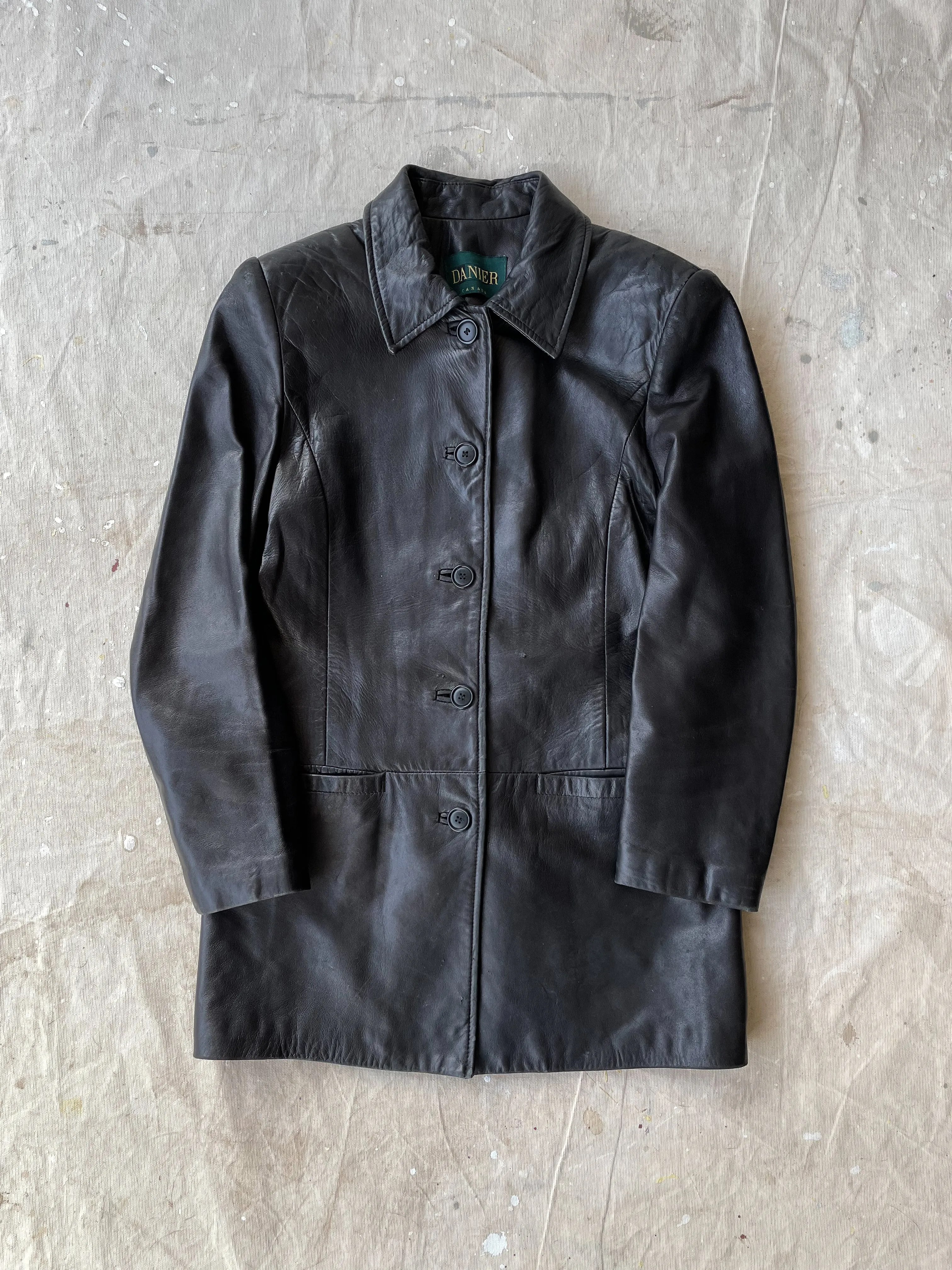 Danier Leather Coat—[M]