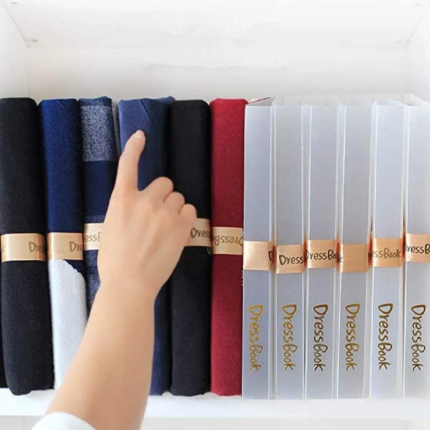 DressBook T Shirt Folder Soft Bendable Folding Board Clothes Folder Storage Organizer ( 5 pcs )