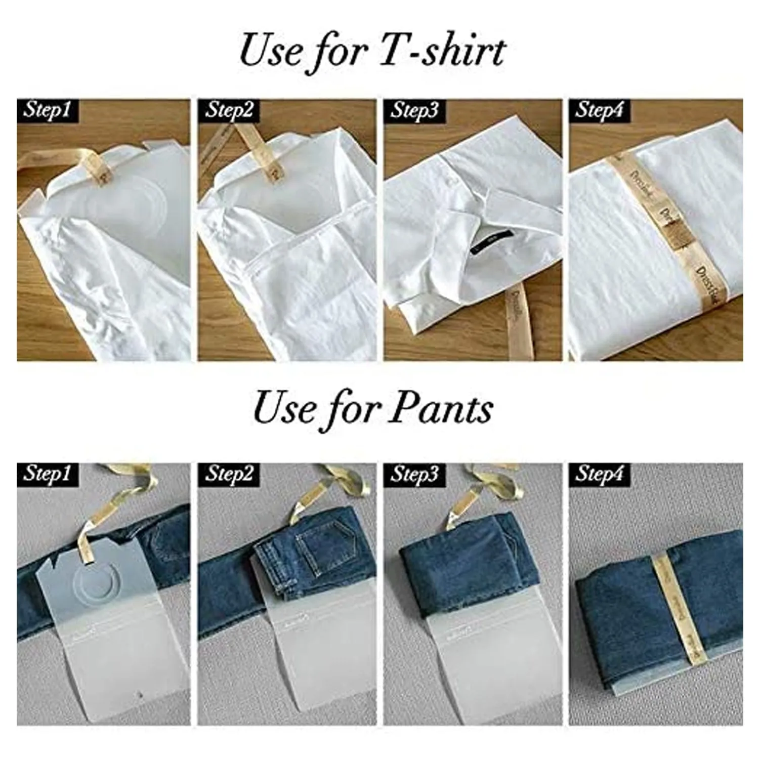 DressBook T Shirt Folder Soft Bendable Folding Board Clothes Folder Storage Organizer ( 5 pcs )