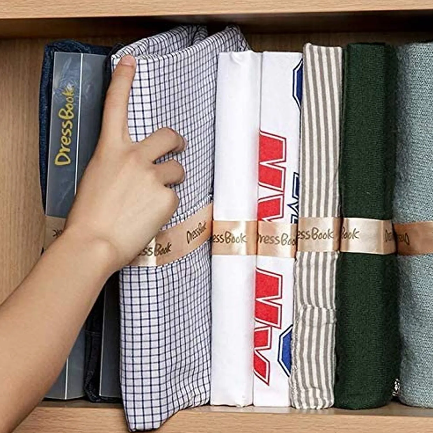 DressBook T Shirt Folder Soft Bendable Folding Board Clothes Folder Storage Organizer ( 5 pcs )