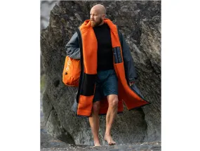 Dryrobe Advance V3 Long Sleeve Dark Grey/Orange - Sixes Small/Medium/Large/XL - All in Stock - NEW