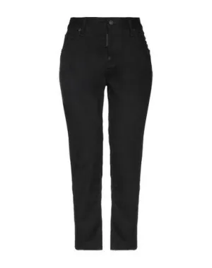 Dsquared2 Women 3/4-length trousers Black 12 UK