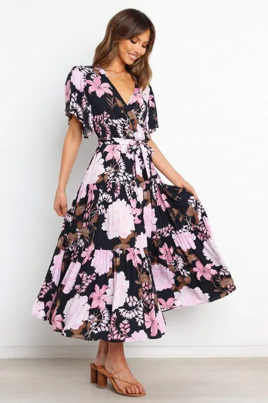 Duffy Floral Puff Sleeve Babydoll Dress