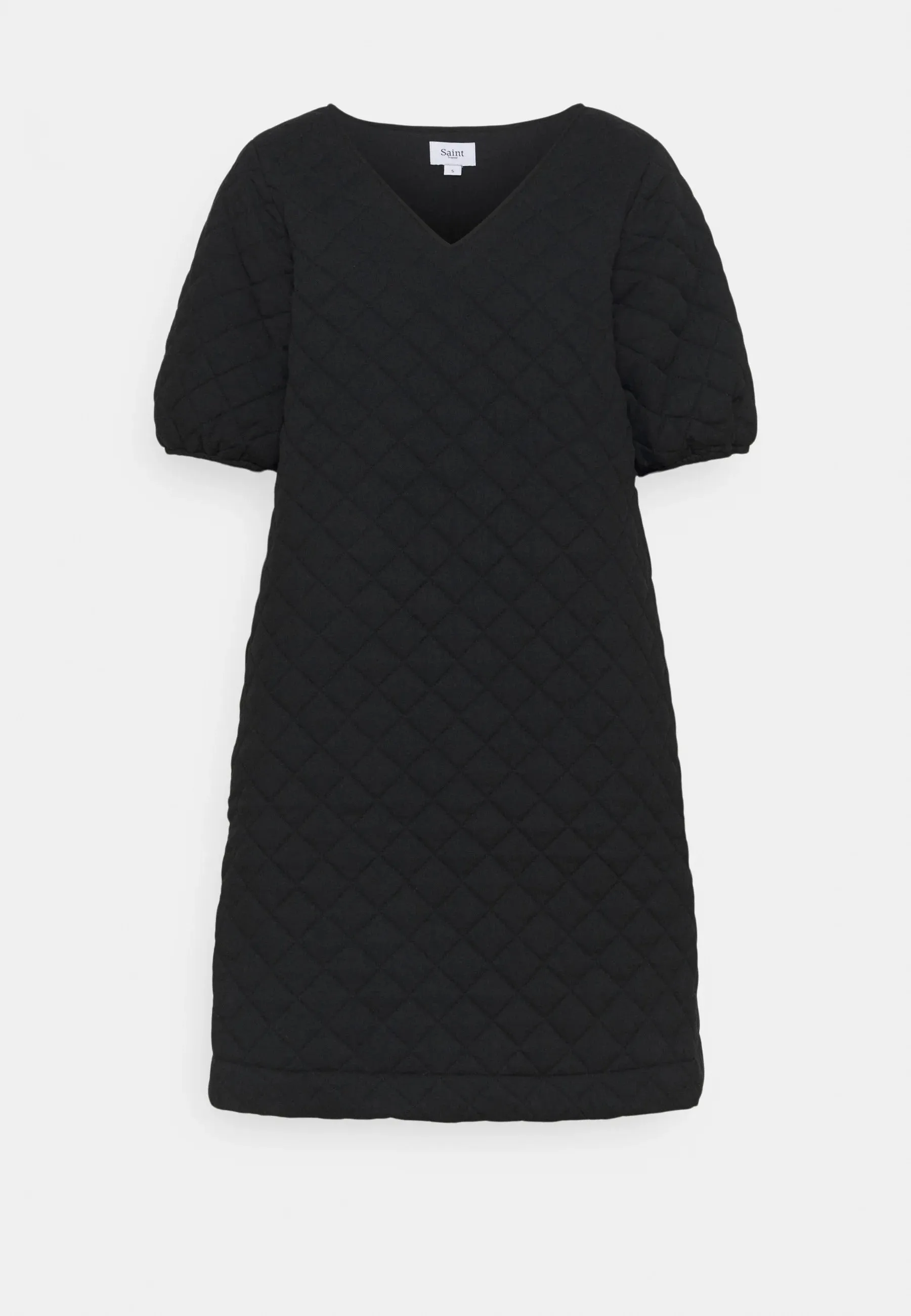 Esma Quilted Dress Black