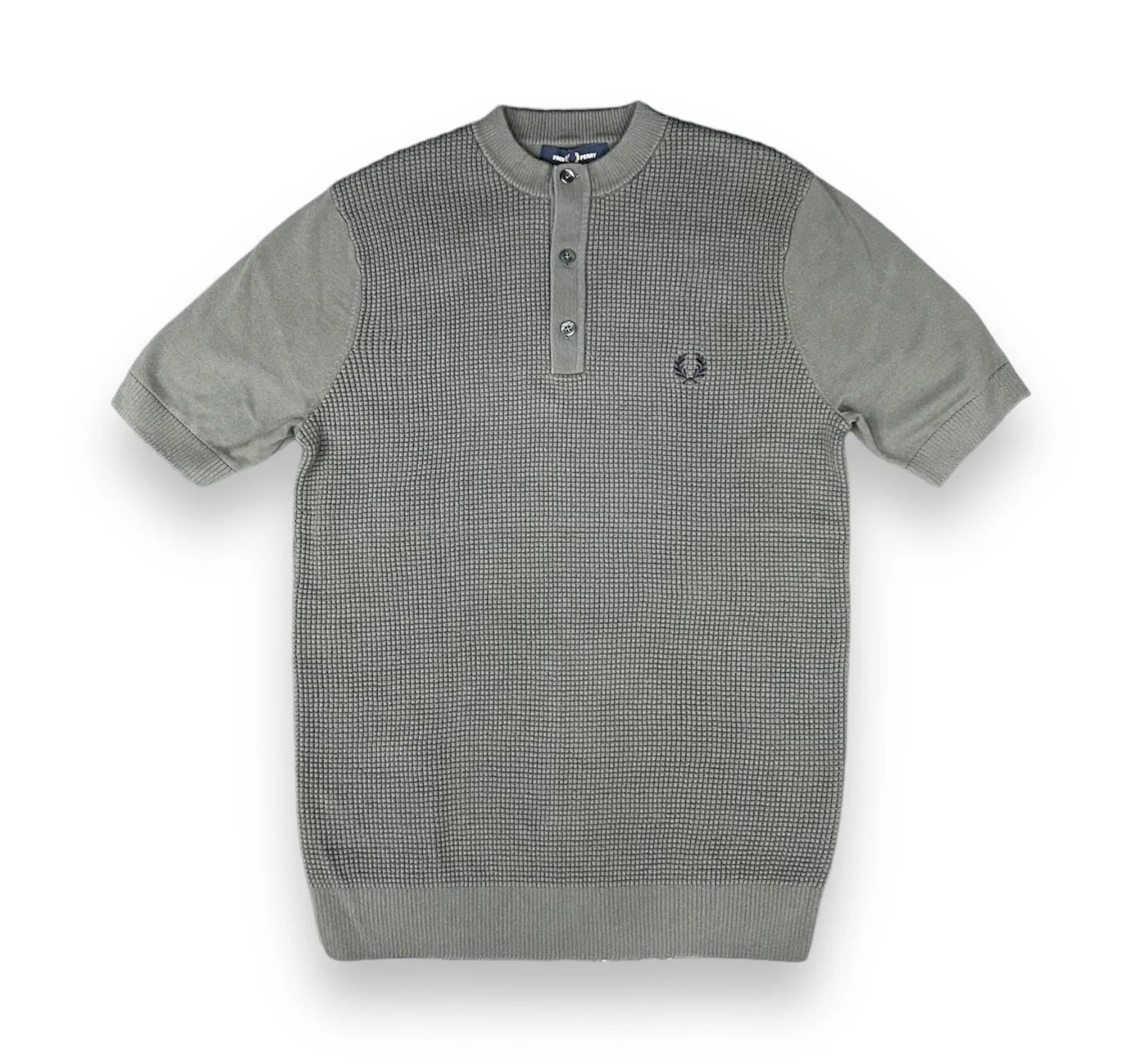 Fred Perry Waffle Stitch Henley Shirt