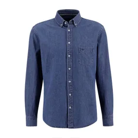 Fynch Hatton blue denim shirt