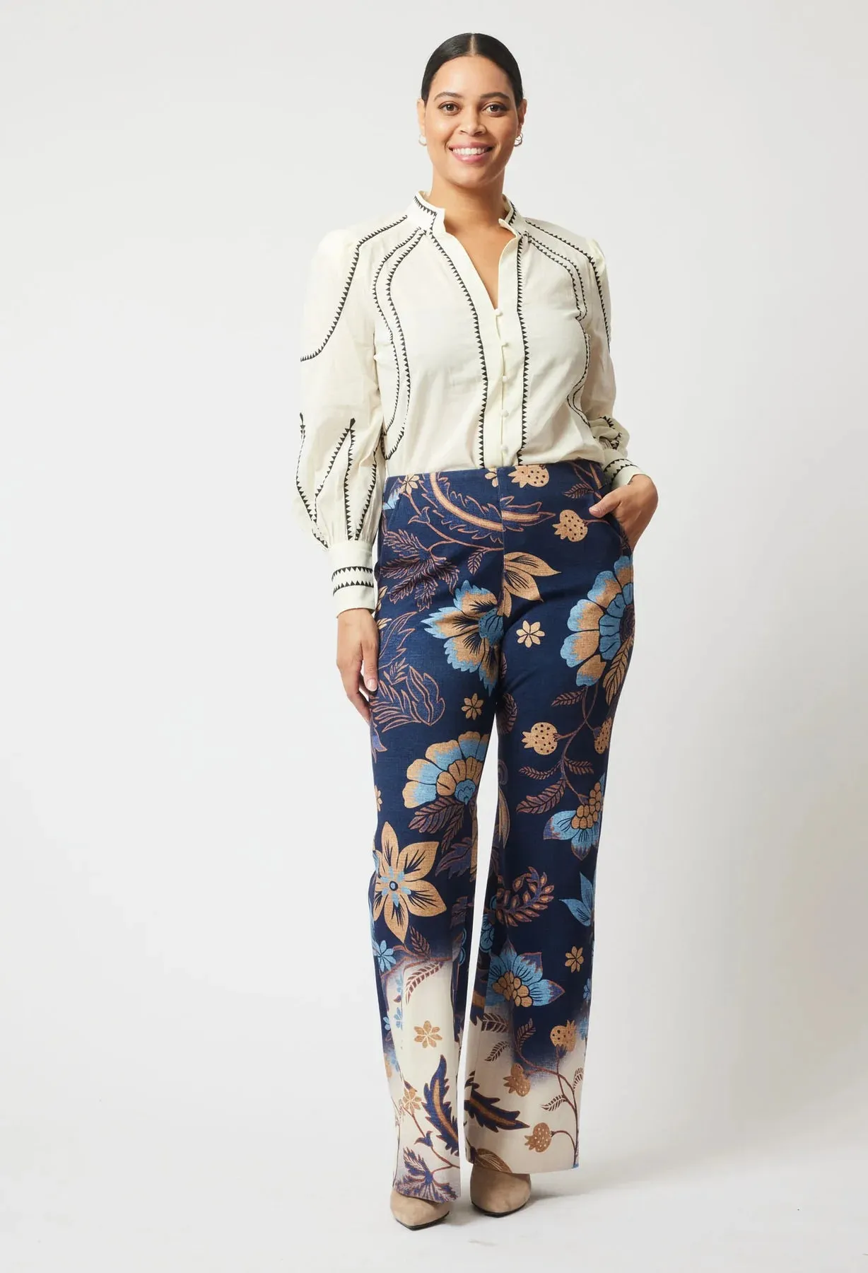 GETTY PONTE PANT | Lotus Flower